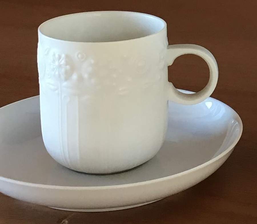 R1641 Flat Demitasse Cup & Saucer Set by Rosenthal - Continental-1