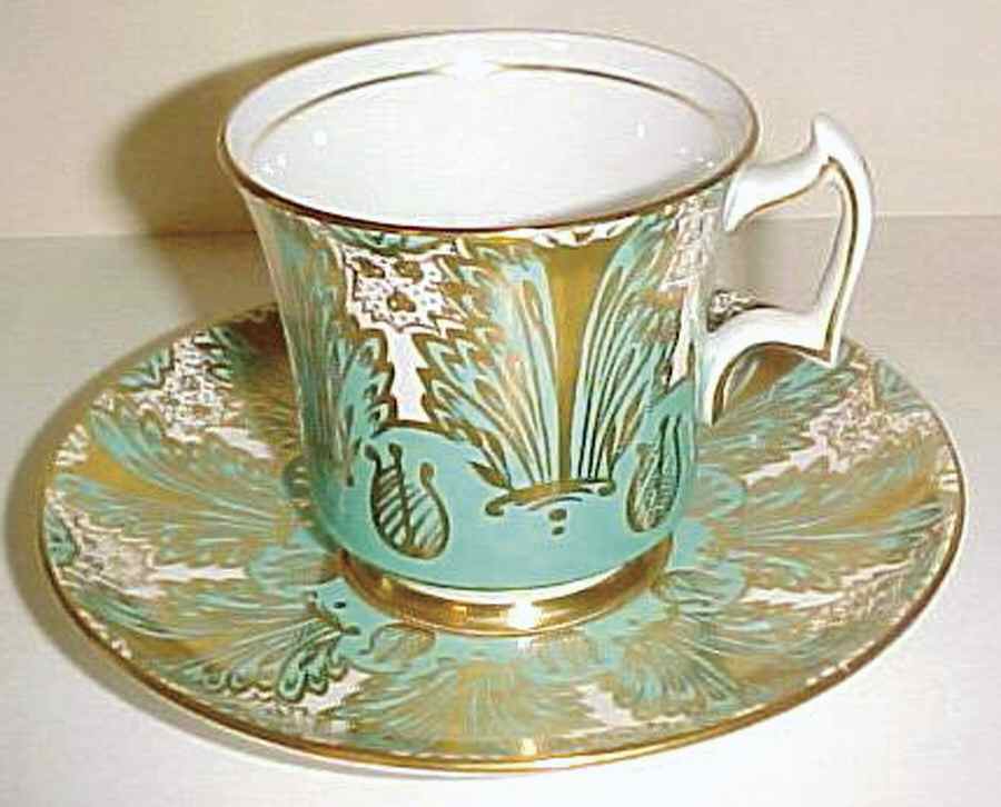 557A Footed Cup & Saucer Set by Royal Chelsea-1