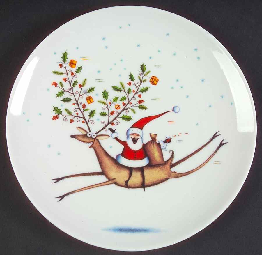 Festive Collection Bread & Butter Plate by Royal Worcester-1