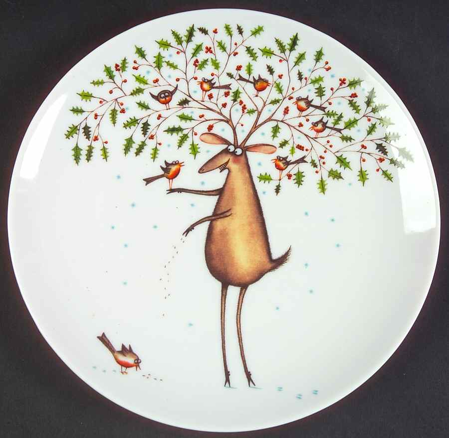 Festive Collection Bread & Butter Plate by Royal Worcester-1