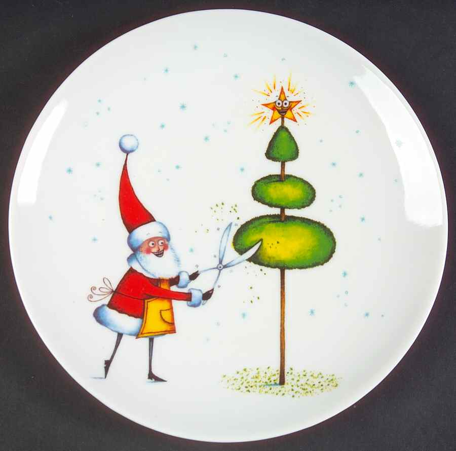 Festive Collection Bread & Butter Plate by Royal Worcester-1