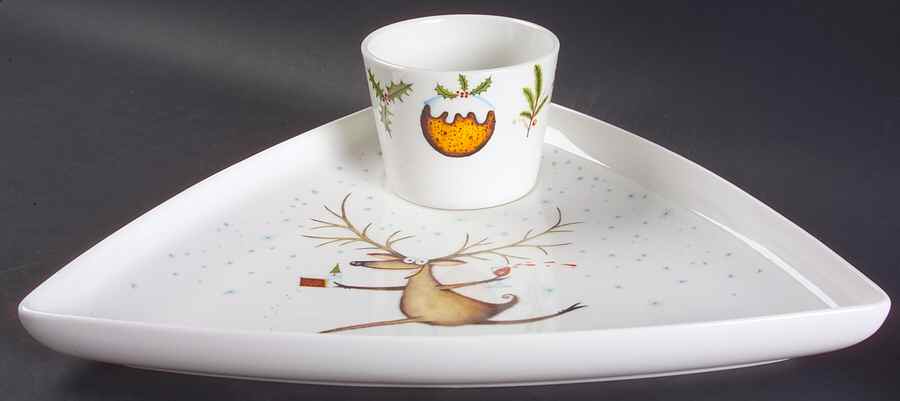 Festive Collection (2 Piece) Chip & Dip Set by Royal Worcester-1