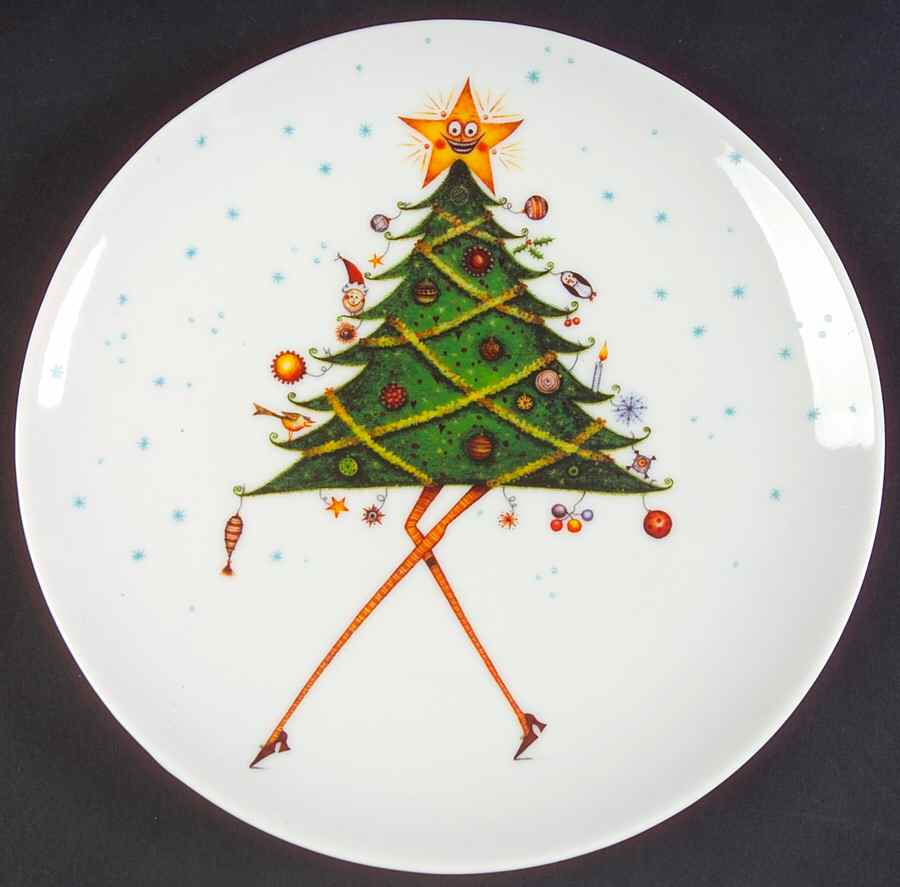 Festive Collection Bread & Butter Plate by Royal Worcester-1