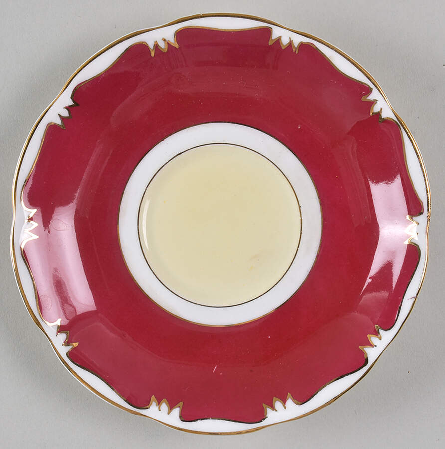 1969 Red Saucer by Royal Albert-1