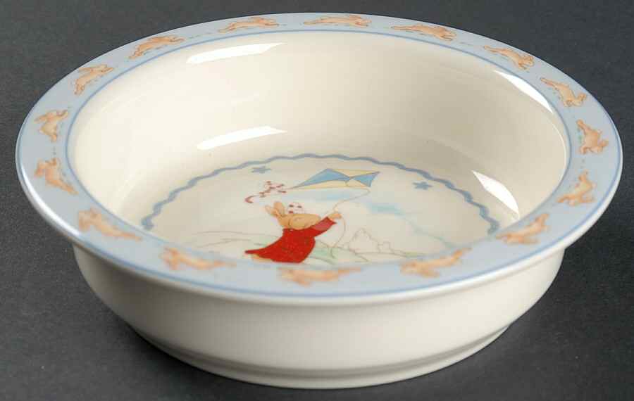 Bunnykins Shining Stars 6" Round Baby Plate by Royal Doulton-1