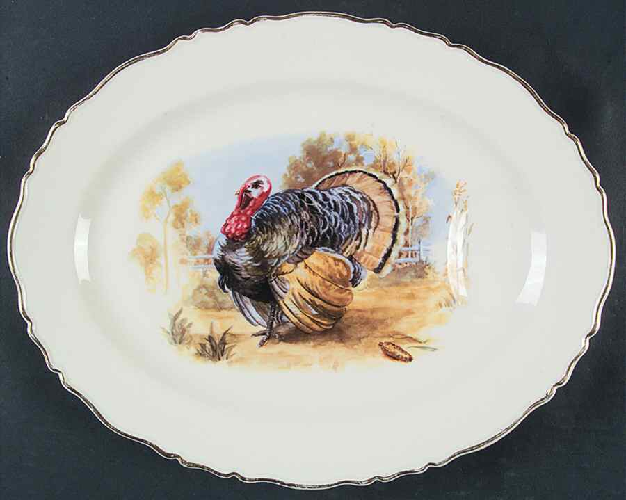 RCS11 13" Oval Serving Platter by Royal Castle-1