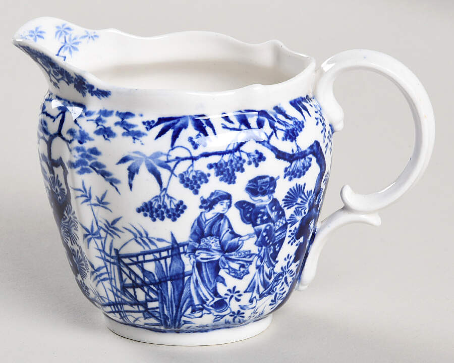 Blue Mikado (No Trim) Creamer by Royal Crown Derby-1