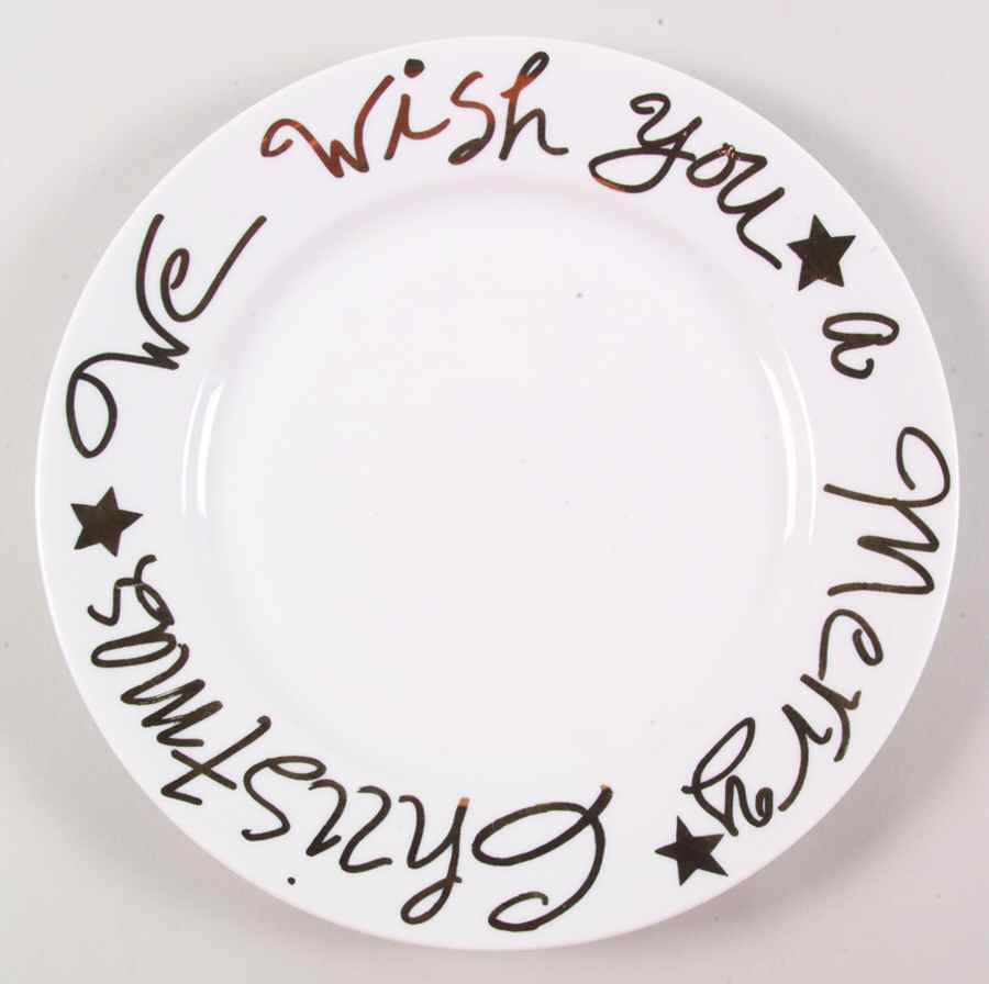 Christmas Wish Dinner Plate by Rosanna-1