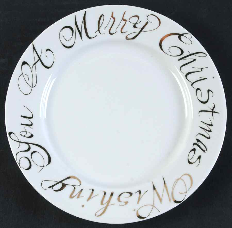 Christmas Wish Salad Plate by Rosanna-1