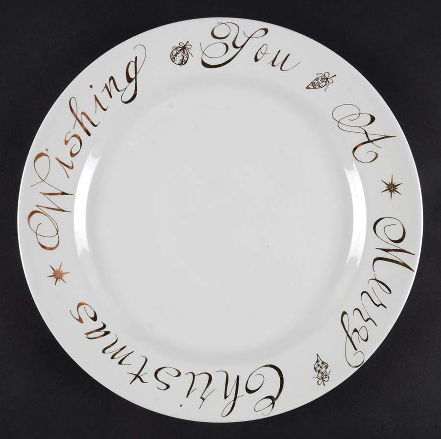 Christmas Wish Dinner Plate by Rosanna-1