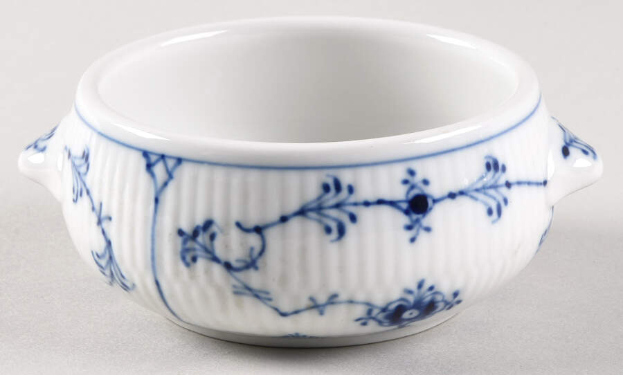 Blue Fluted Plain (Restaurantware) Open Sugar Bowl by Royal Copenhagen-1