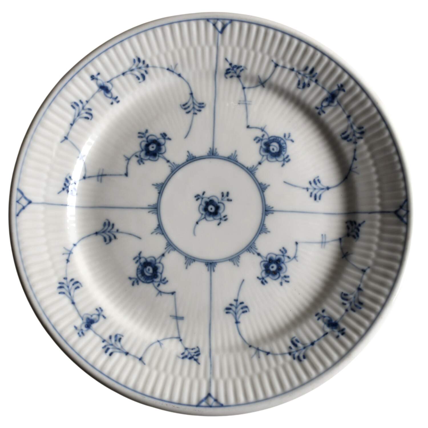 Blue Fluted Plain (Restaurantware) Dinner Plate by Royal Copenhagen-1