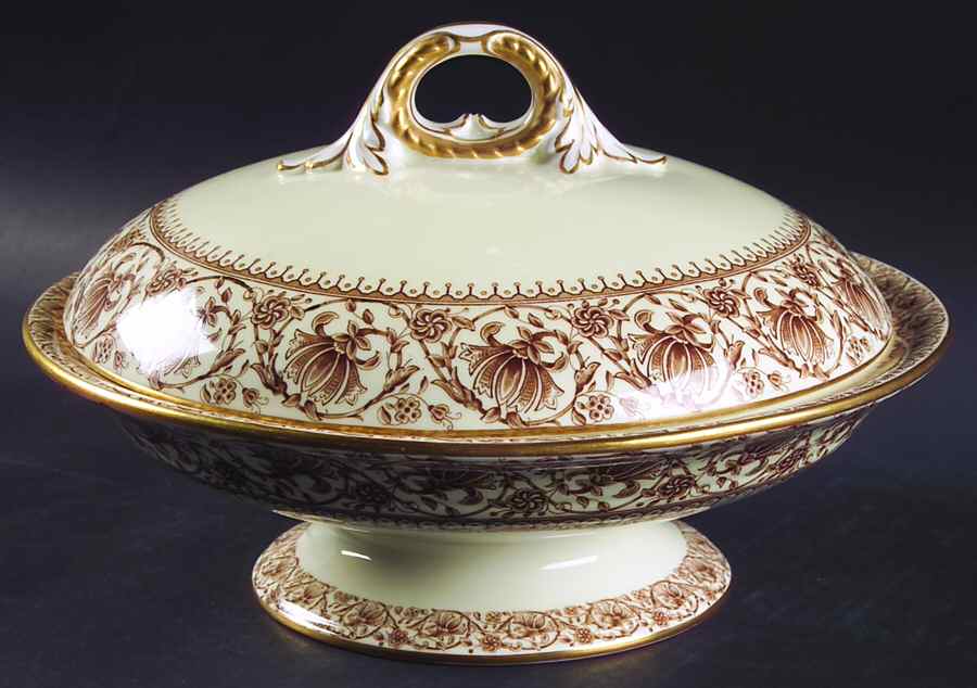 RW188 Round Covered Vegetable by Royal Worcester-1