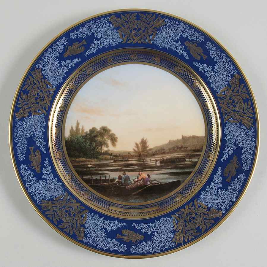 Les Peches Dinner Plate by Royale (France)-1