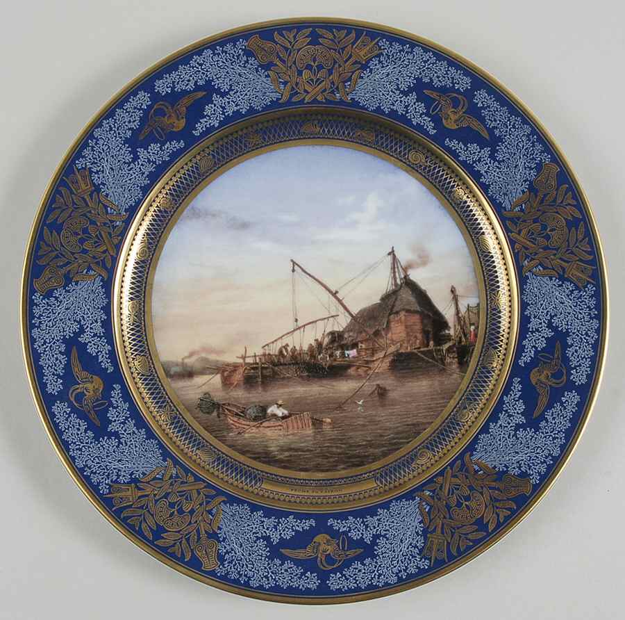 Les Peches Dinner Plate by Royale (France)-1