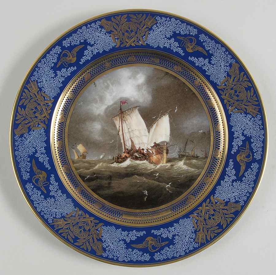 Les Peches Dinner Plate by Royale (France)-1