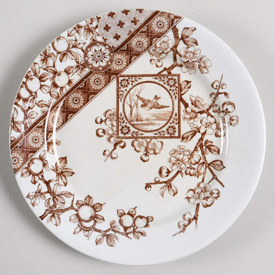 Dado Salad/Dessert Plate by Ridgway (Ridgways)-1