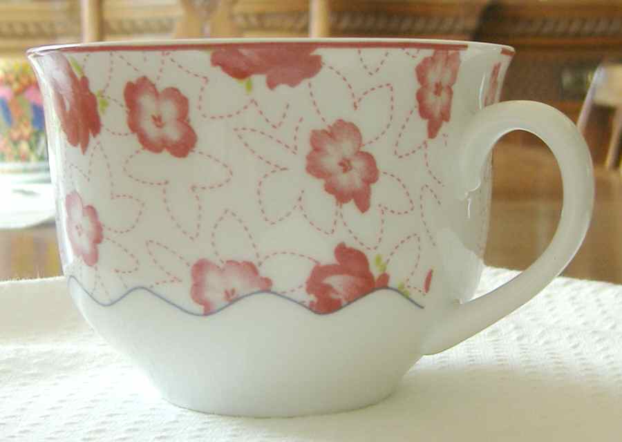 Chelsea Flowers Footed Cup by Rosanna-1