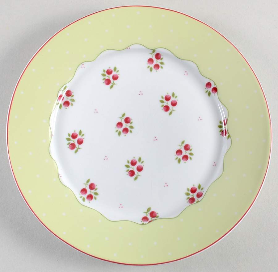 Chelsea Flowers Dessert/Pie Plate by Rosanna-1