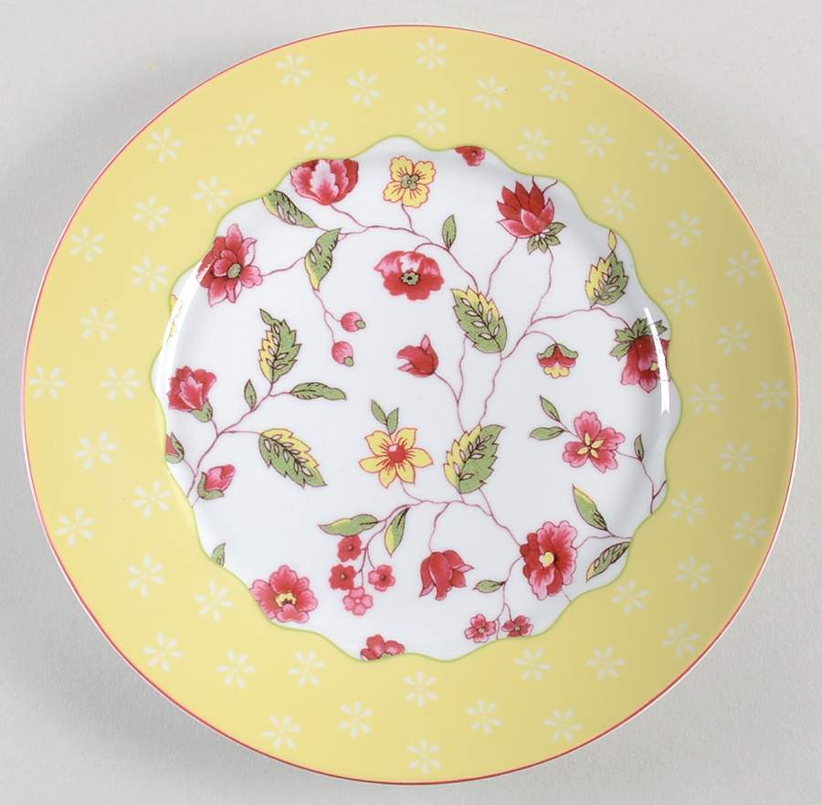 Chelsea Flowers Dessert/Pie Plate by Rosanna-1
