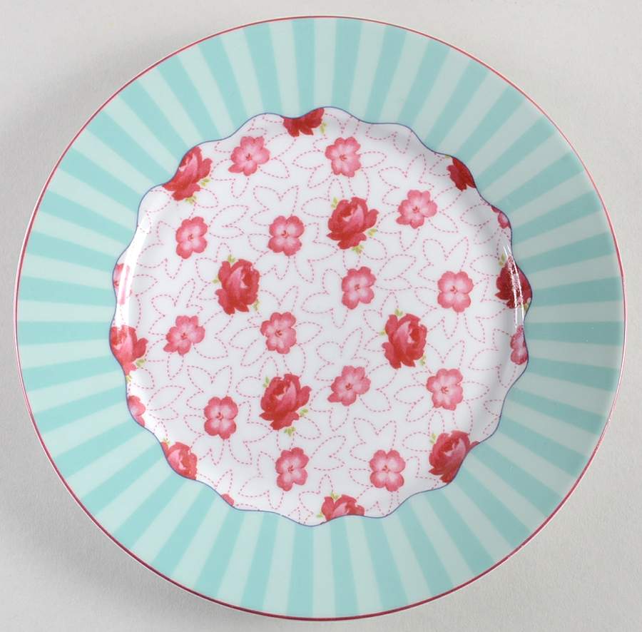 Chelsea Flowers Dessert/Pie Plate by Rosanna-1