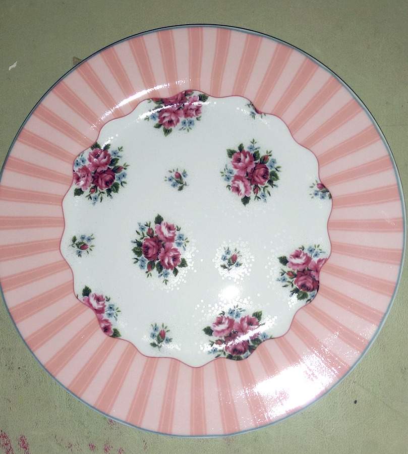 Chelsea Flowers Dessert/Pie Plate by Rosanna-1
