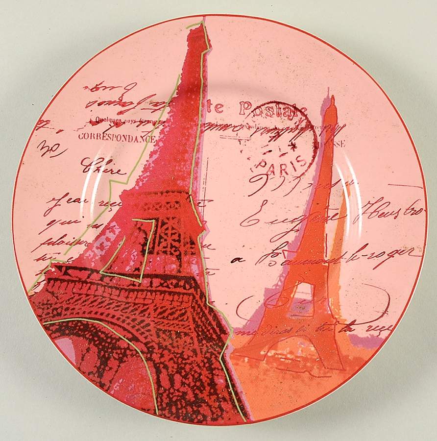 Around the World Dessert/Pie Plate by Rosanna-1