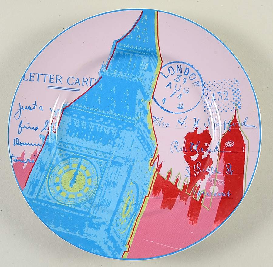Around the World Dessert/Pie Plate by Rosanna-1