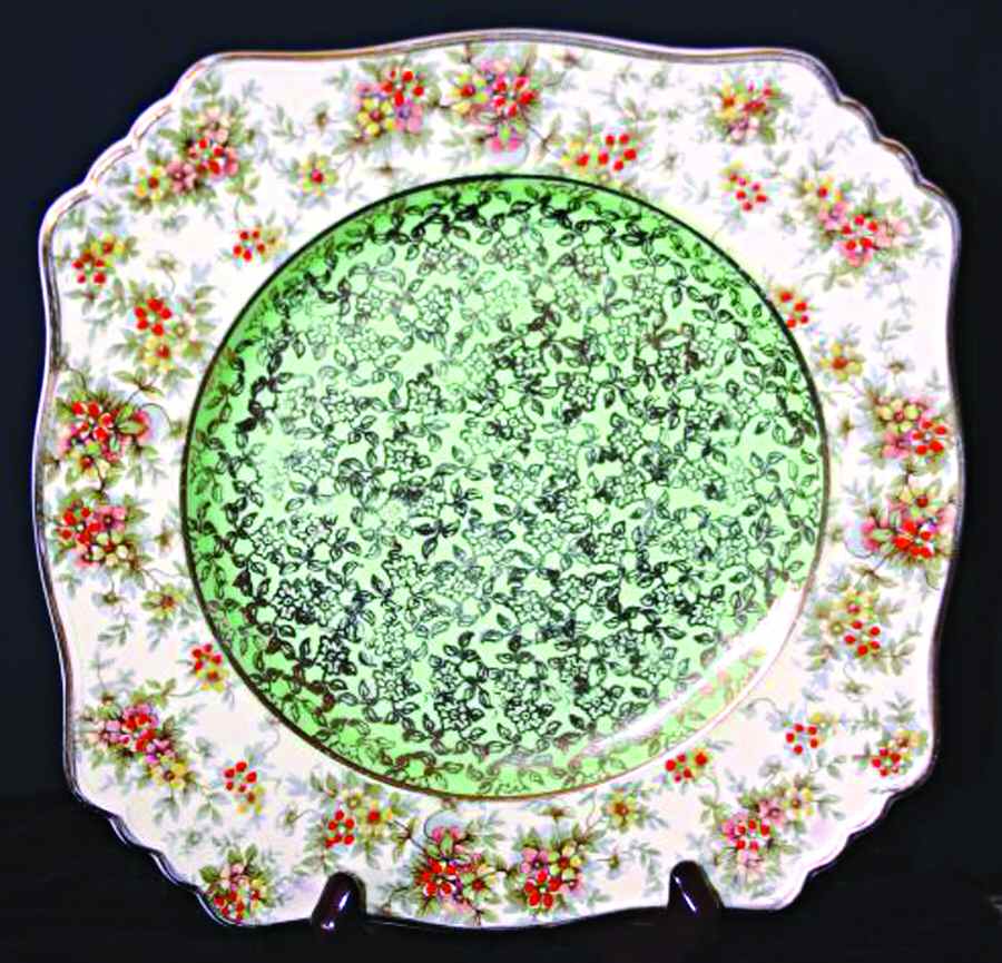 RWI495L Square Salad Plate by Royal Winton-1