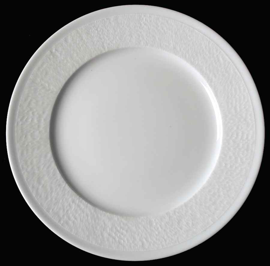 Mineral Sable White Service Plate (Charger) by Raynaud-1