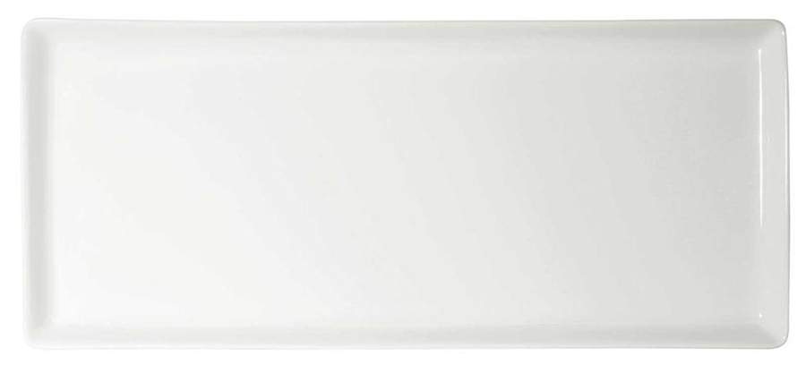 Organics White Rectangular Cake Plate by Raynaud-1