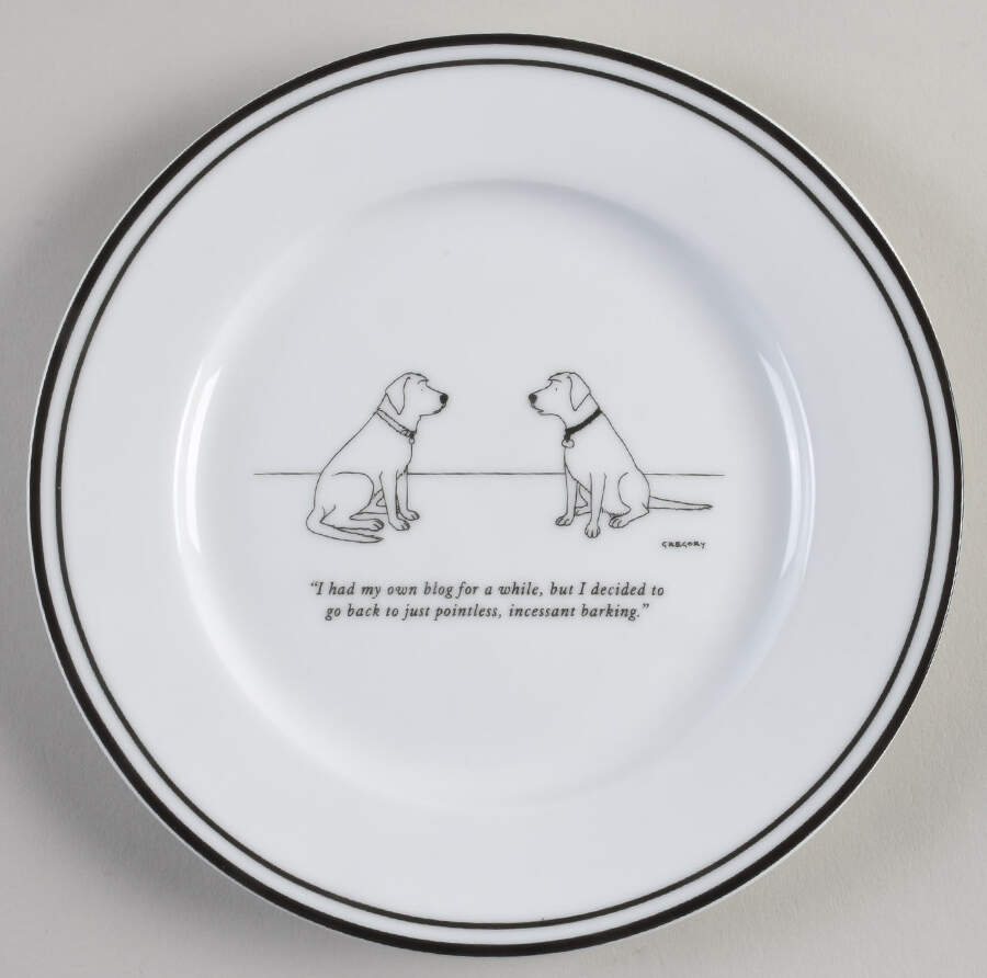 The New Yorker (Cheese Plates) Salad Plate by Restoration Hardware-1