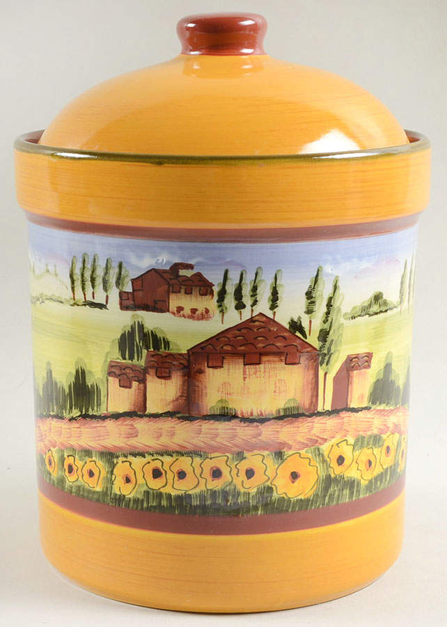 Douce Provence Countryside Large Canister & Lid by Romancing Provence-1