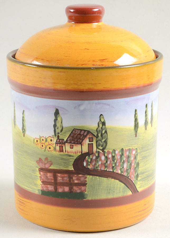 Douce Provence Countryside Small Canister & Lid by Romancing Provence-1