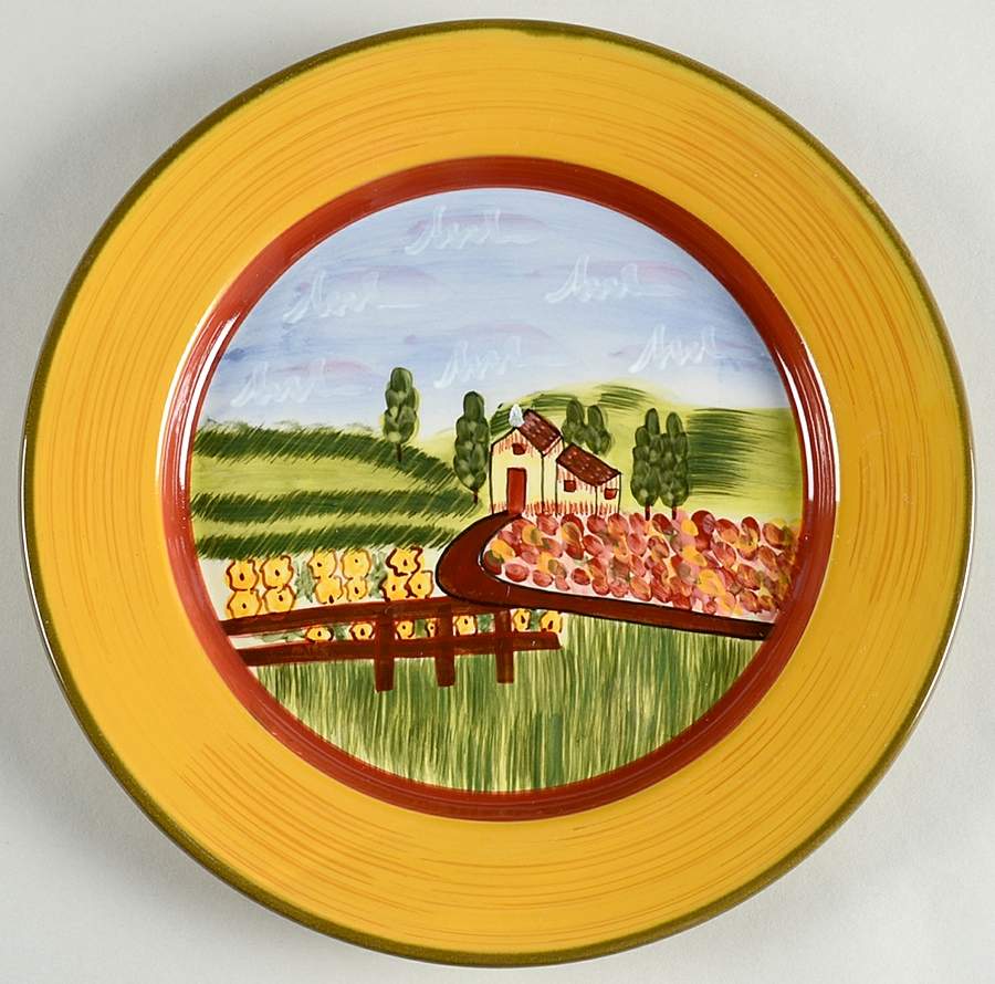Douce Provence Countryside Salad/Dessert Plate by Romancing Provence-1