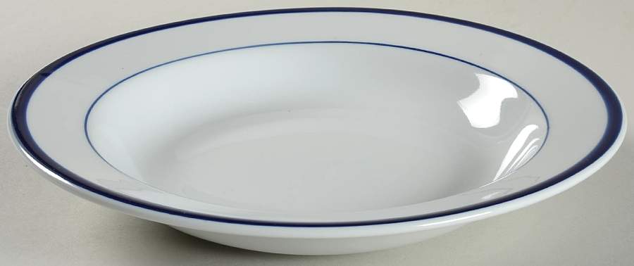 RDH4 Large Rim Soup Bowl by Reading China-1