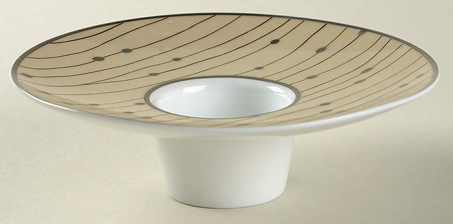 Pluies Beige Saucer for Espresso Cup by Raynaud-1