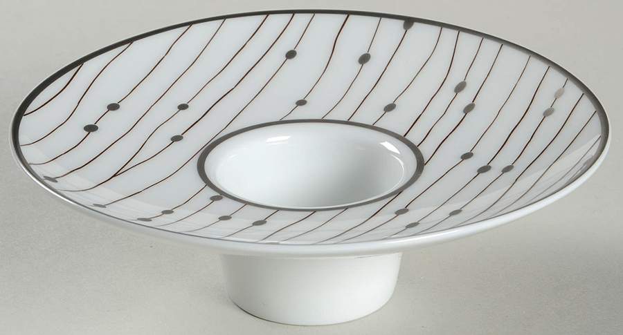 Pluies Platinum Saucer for Espresso Cup by Raynaud-1