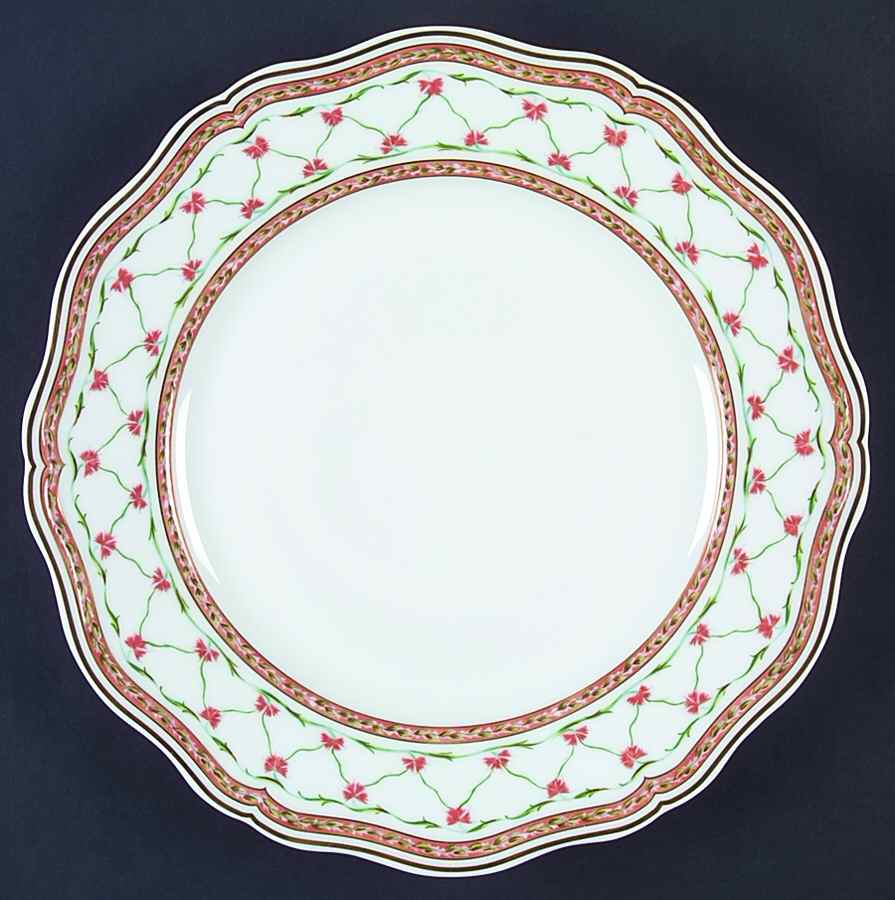Trellis Rose Dinner Plate by Raynaud-1