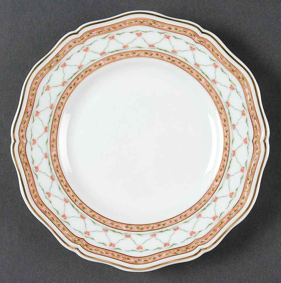 Trellis Rose Bread & Butter Plate by Raynaud-1