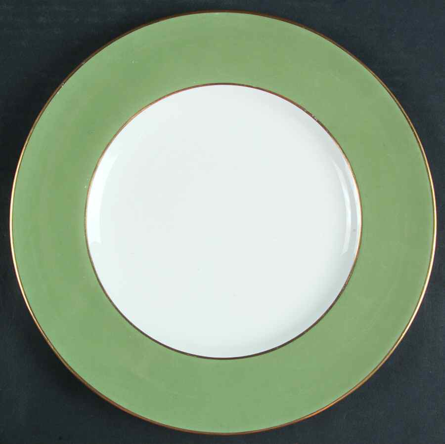 Asprey Sage Green Dinner Plate by Royal Worcester-1