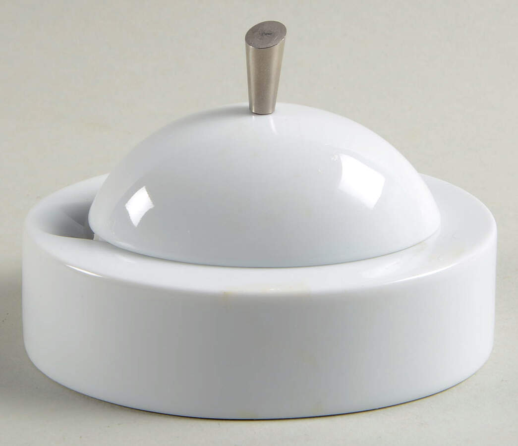 Point-Hommage Spoon Holder with Lid by Raynaud-1