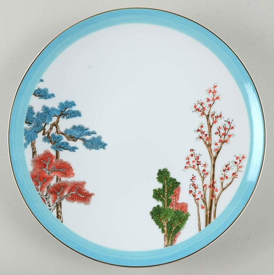 Jardin Celeste 12" Deep Round Platter by Raynaud-1