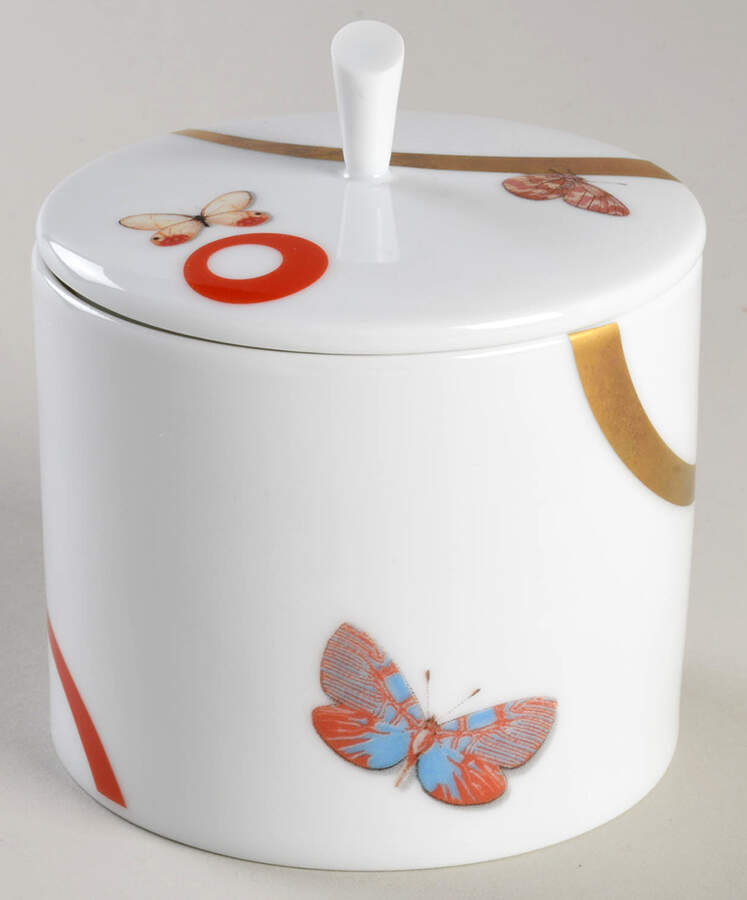 Metamorphoses Round Box & Lid by Raynaud-1