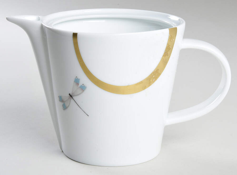 Metamorphoses Tea/Coffee Pot No Lid by Raynaud-1