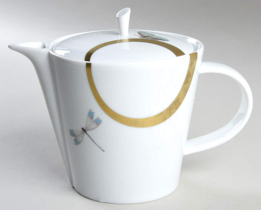 Metamorphoses Tea/Coffee Pot & Lid by Raynaud-1