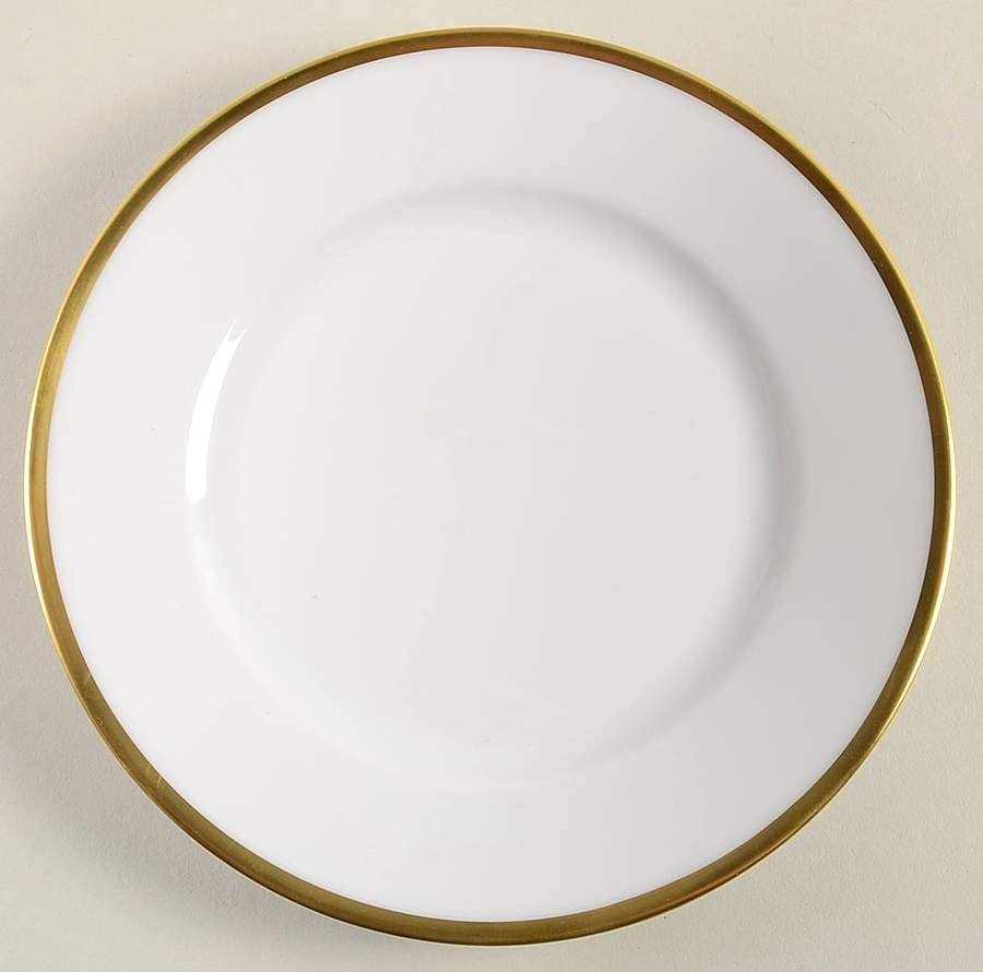Fontainebleau Gold (No Verge) Salad Plate by Raynaud-1