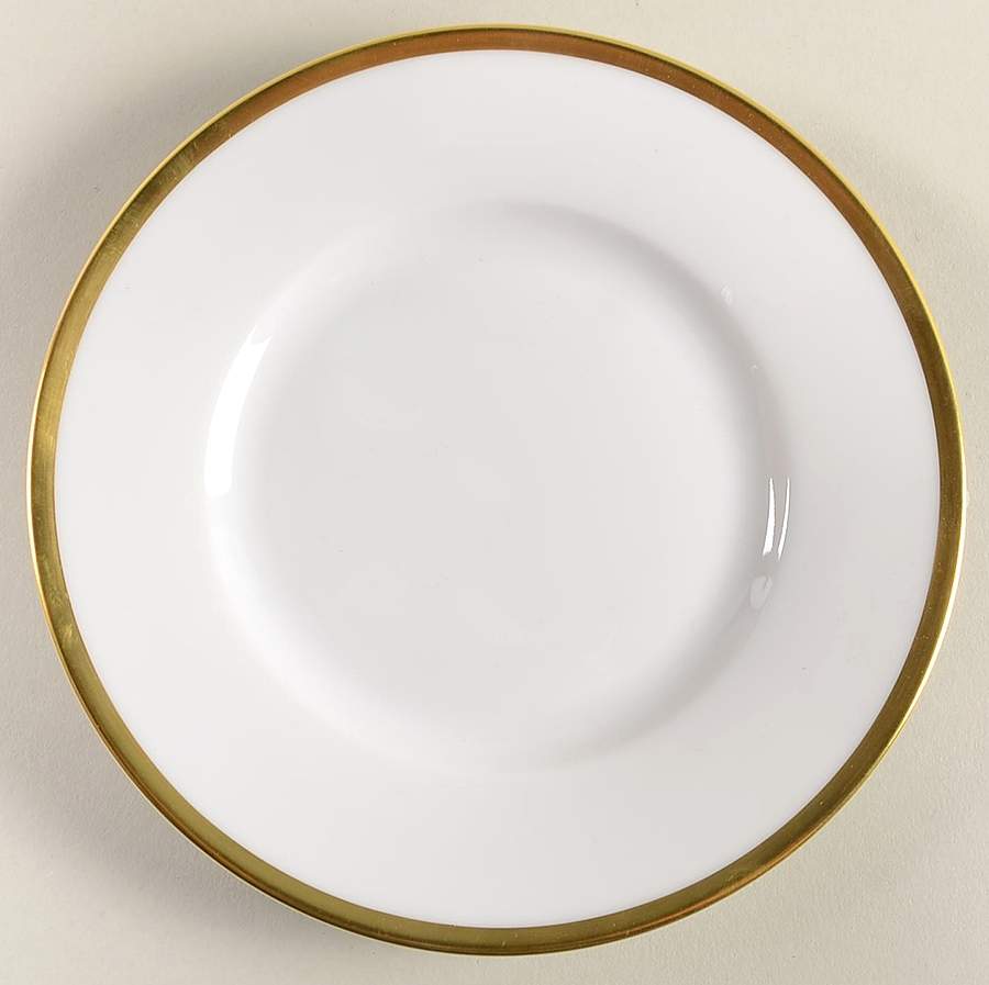 Fontainebleau Gold (No Verge) Bread & Butter Plate by Raynaud-1