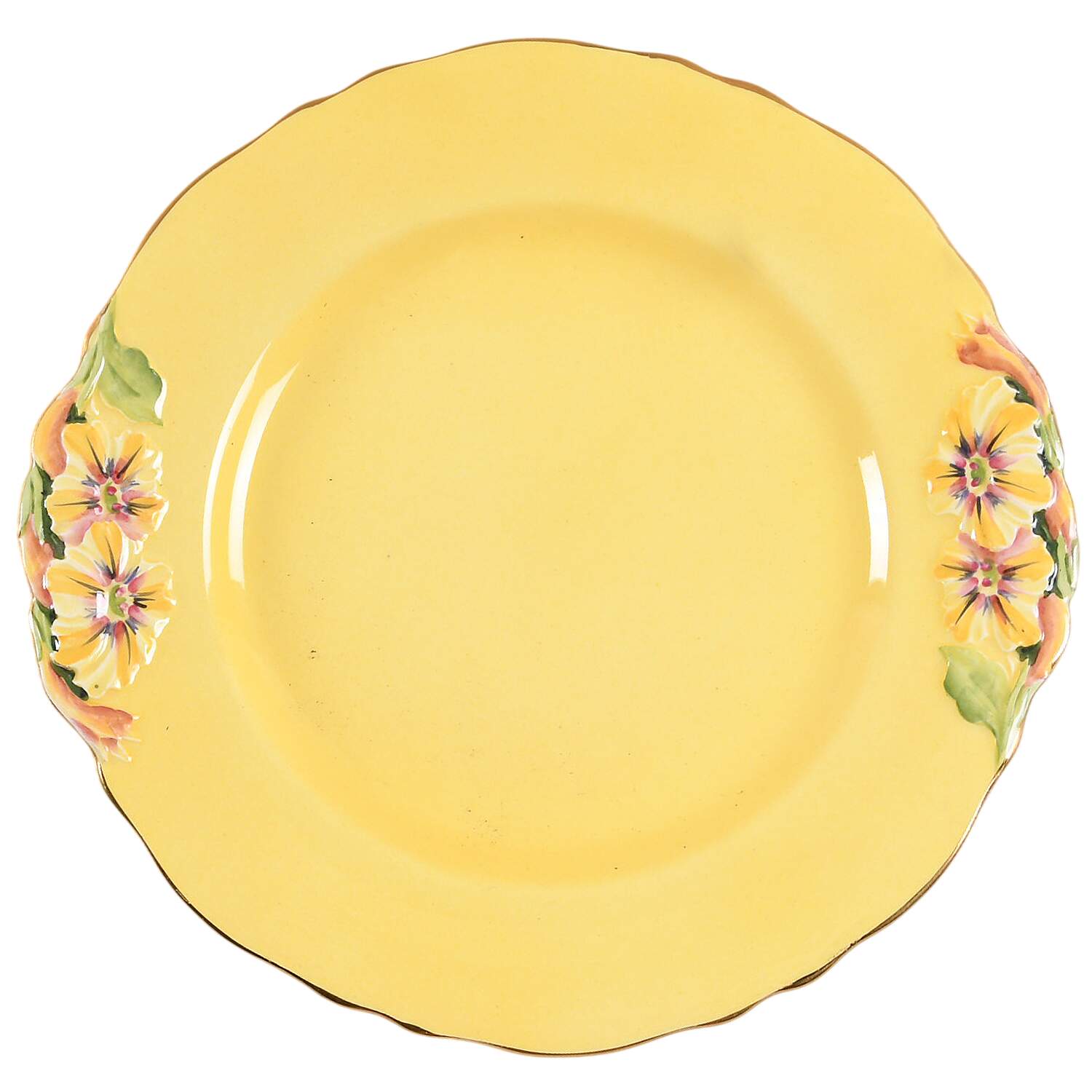 Petunia (Yellow) Luncheon Plate by Royal Winton-1