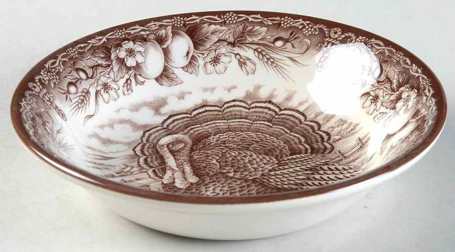 Turkey Brown Coupe Cereal Bowl by Royal Stafford-1
